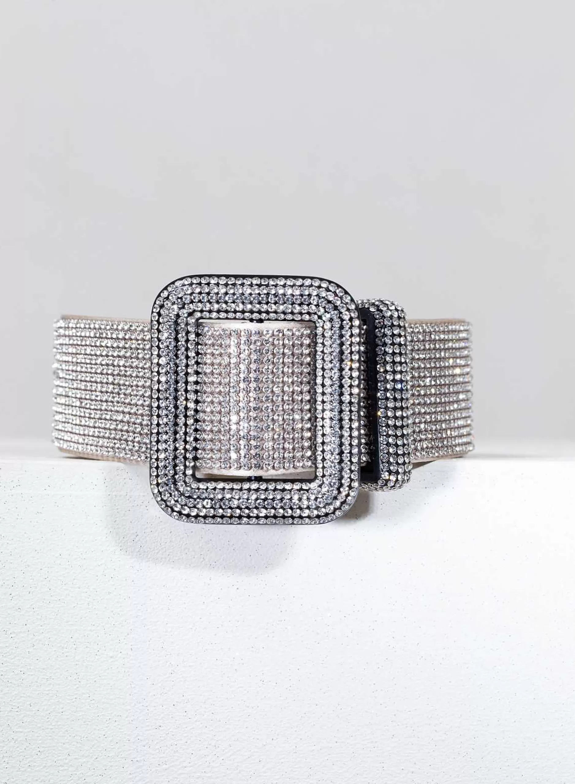 Cinture>Benedetta Bruzziches Venus Belt Crystal On Silver