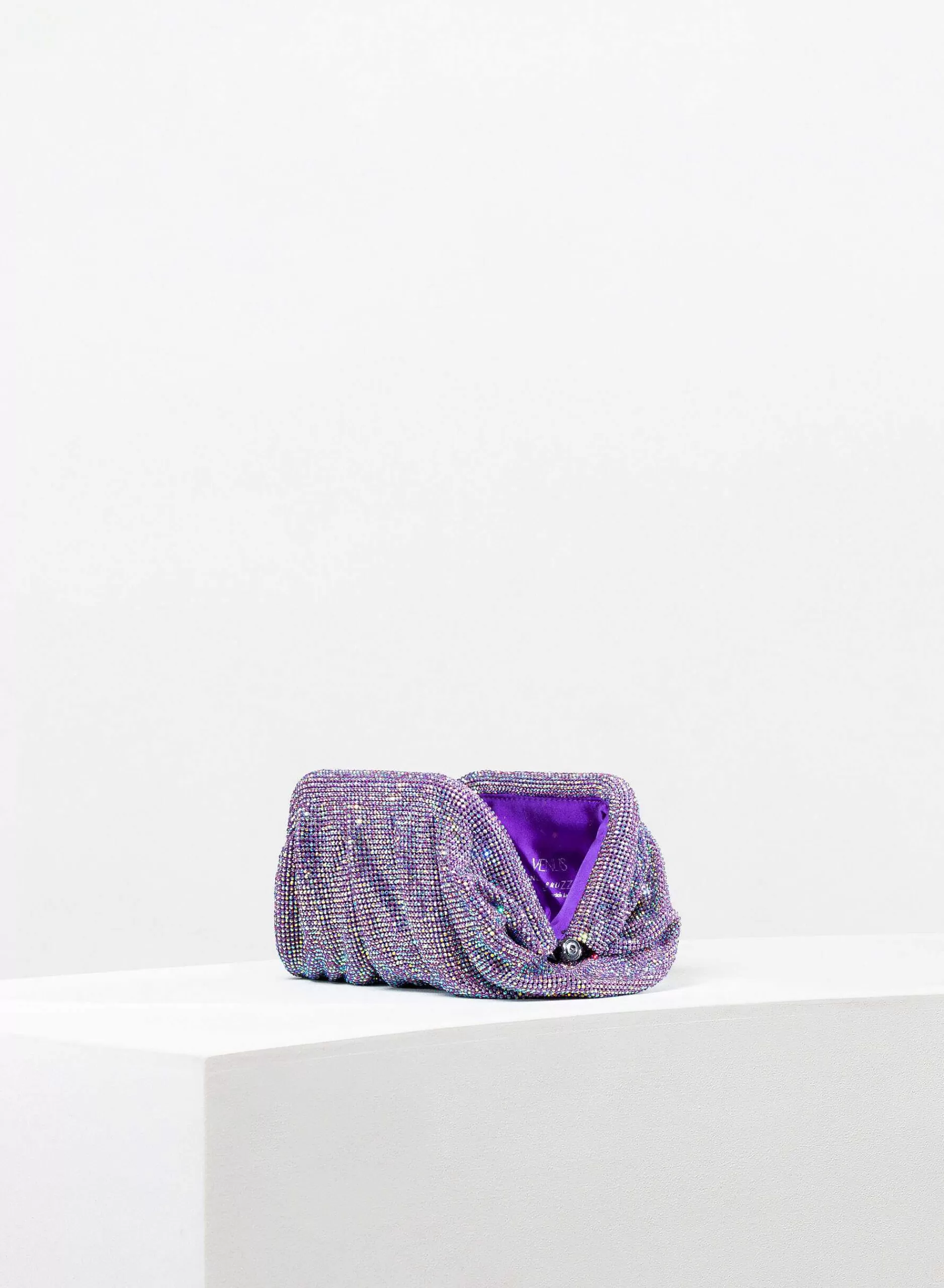 Crystal Bag>Benedetta Bruzziches Venus La Petite Purple Echoes