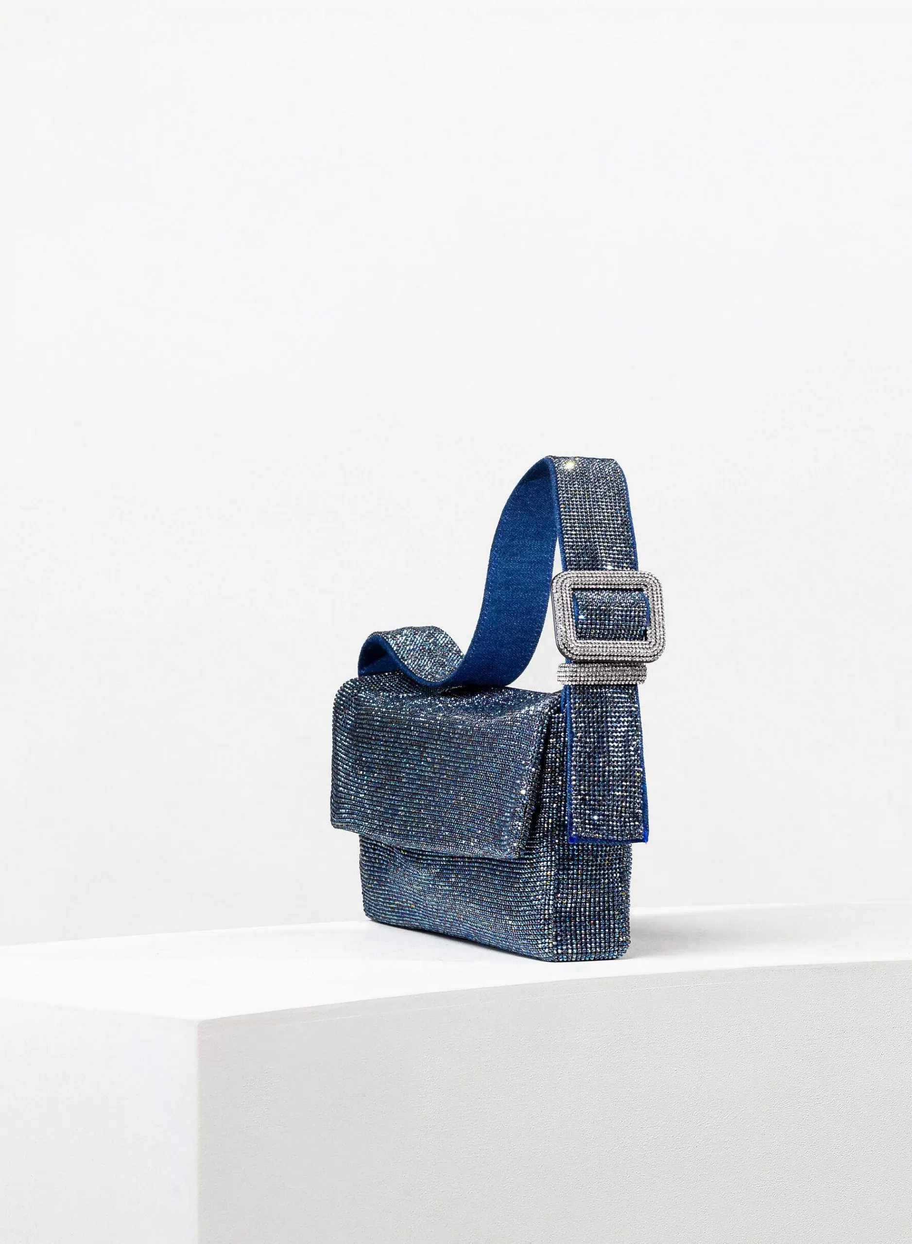 Crystal Bag>Benedetta Bruzziches Vitty La Grande Boyfriend Denim