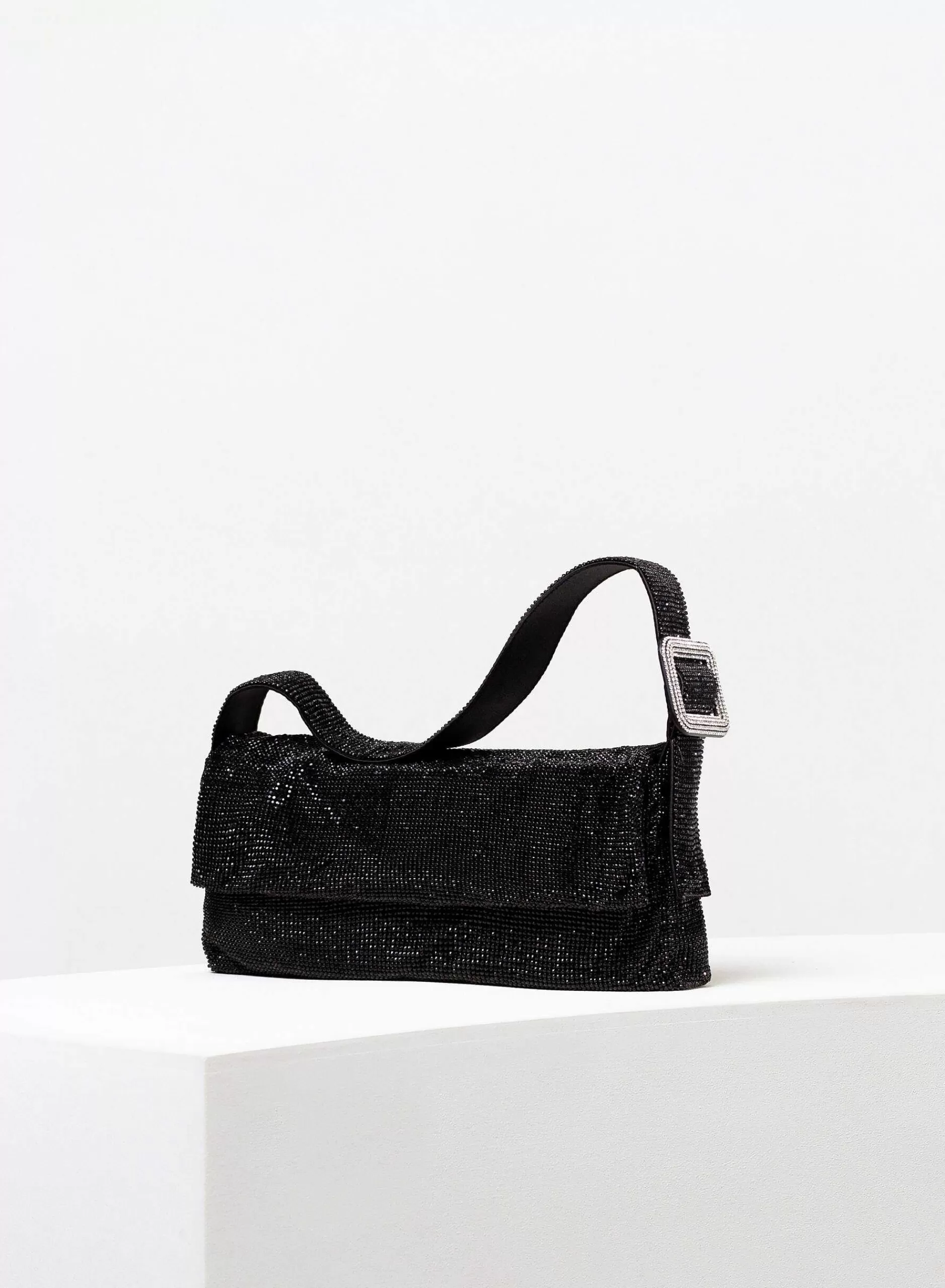 Crystal Bag>Benedetta Bruzziches Vitty La Grande Jet Black