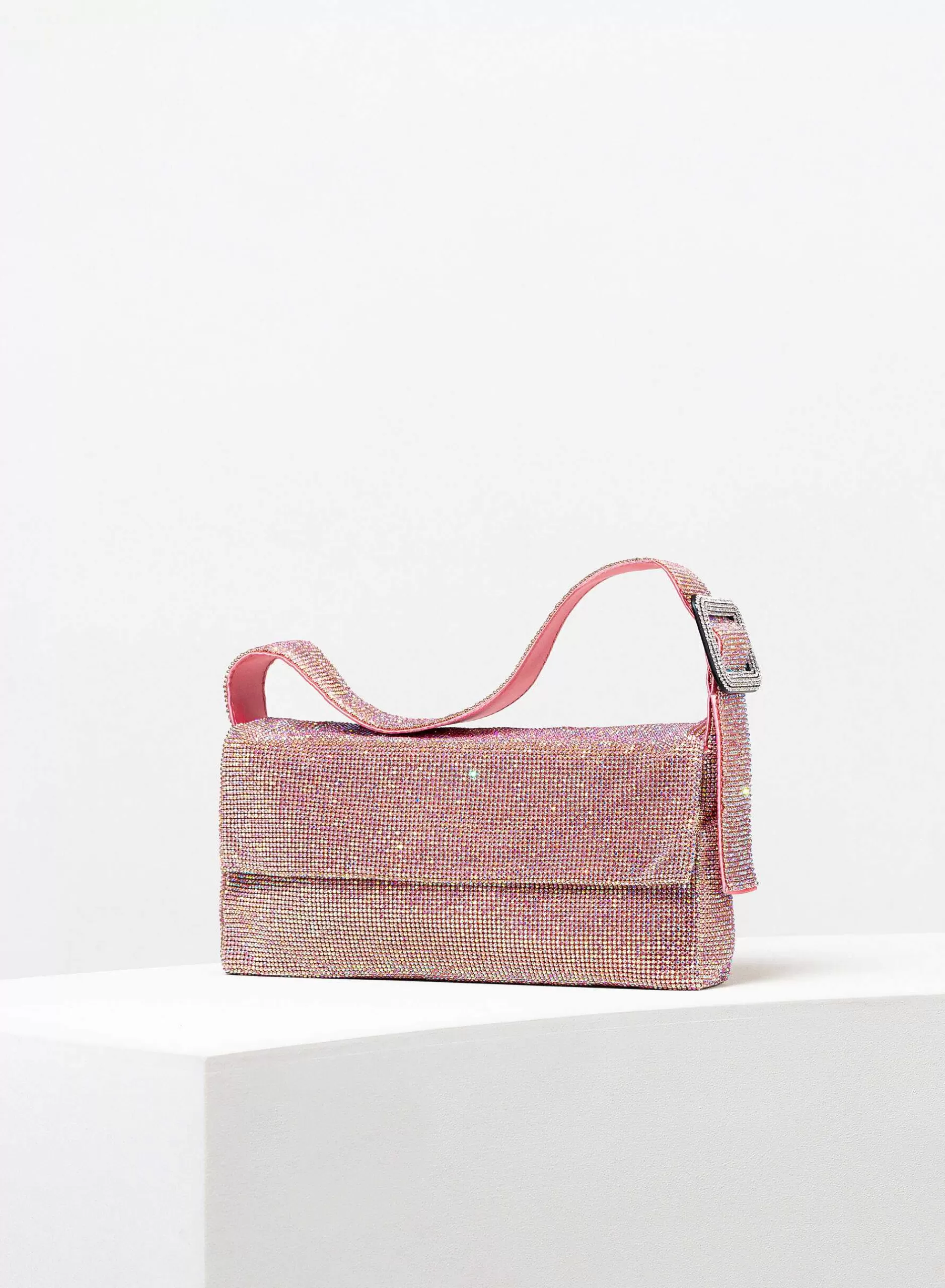 Crystal Bag>Benedetta Bruzziches Vitty La Grande Light Rose Ab