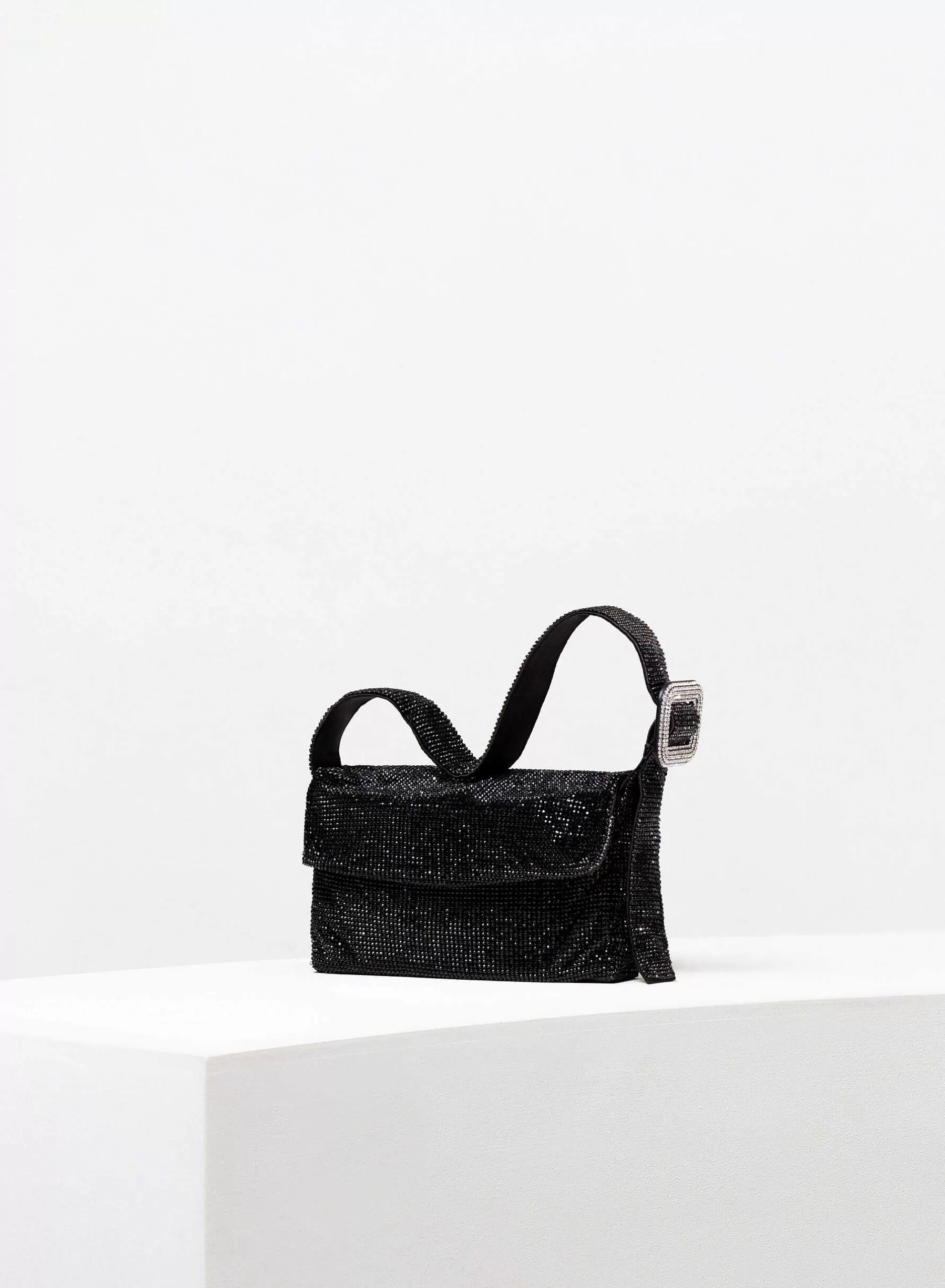 Crystal Bag>Benedetta Bruzziches Vitty La Mignon Jet Black